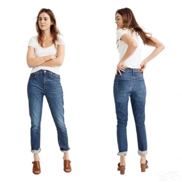 Madewell The Petite High-Rise Slim Boyjean: Eco Edition Size: 24 Petite - Picture 1 of 14